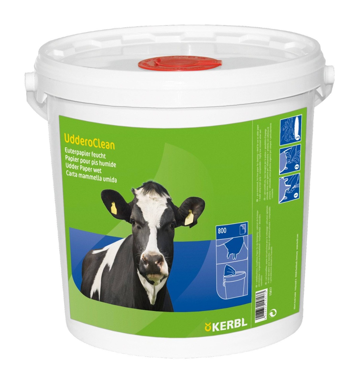 Влажные полотенца для вымени в ведре