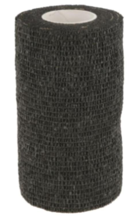 Бандаж для копыт самофиксирующийся EquiLastic (10 см, черный)